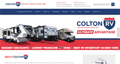 Desktop Screenshot of coltonrv.com